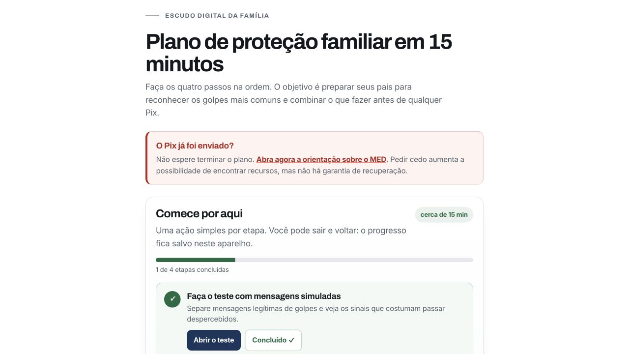 Tela da área do comprador no navegador